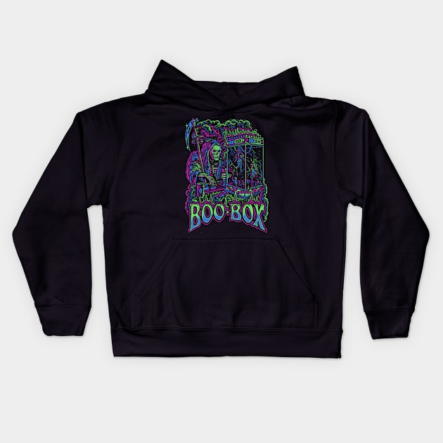 BOO BOX Kids Hoodie by thedoomseed